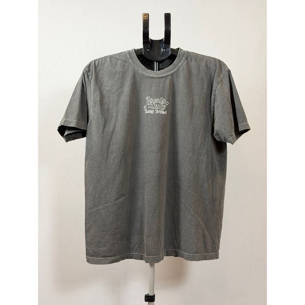 VTG Comfort Colors Locals Only‎ Long Island BACON EGG CHEESE T Shirt Large